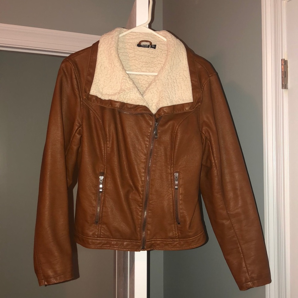 ANA leather look jacket